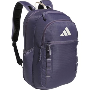 adidas Excel 7 School Backpack for Laptop, Gym and Travel, 34L(Preloved Violet/Wonder White/7.5)