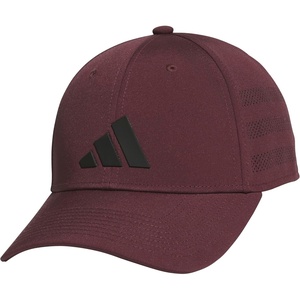 adidas Gameday Structured Stretch Fit Hat 4.0(Aurora Ruby Red/Black/4)