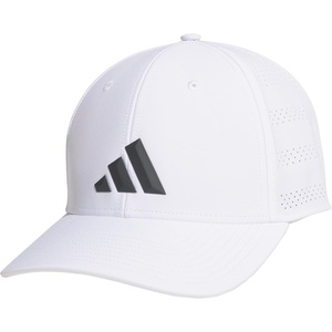 adidas Gameday Structured Stretch Fit Hat 4.0(White/Grey Six/5)