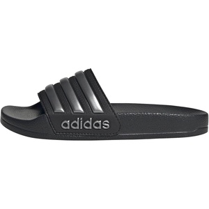 adidas Kids’ Adilette Shower Slide(Black/Iron Metallic/Black)