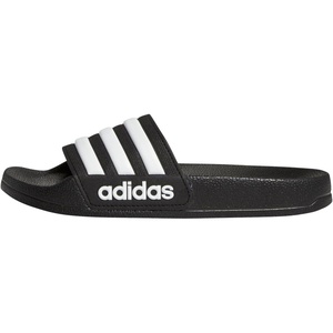adidas Kids’ Adilette Shower Slide(Core Black/White/Core Black)
