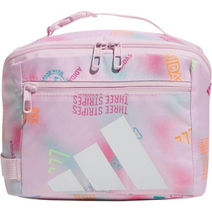 adidas Kids Affiliate Lunch Bag – Insulated Lunchbox for Girls and Boys, 6L(Adi Haze Clear Pink/Clear Pink/White)