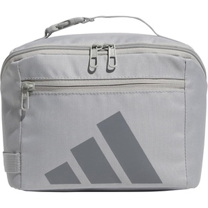 adidas Kids Affiliate Lunch Bag – Insulated Lunchbox for Girls and Boys, 6L(Grey Two/Grey Three)