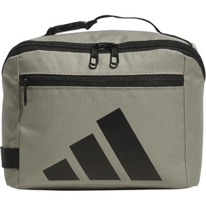 adidas Kids Affiliate Lunch Bag – Insulated Lunchbox for Girls and Boys, 6L(Silver Pebble Grey/Black)