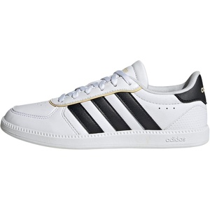 adidas Kids’ Breaknet Sleek Shoes(White/Black/Orange Tint)
