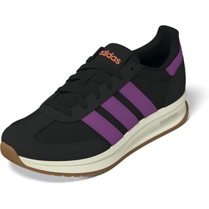 adidas Kids Girls Run 70S 2.0 Lace Up Sneakers Shoes Casual – Grey, White(Black/Purple Burst/Gum)