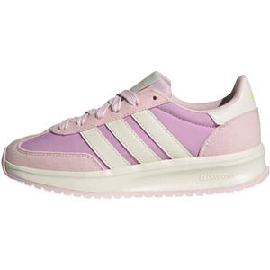 adidas Kids Girls Run 70S 2.0 Lace Up Sneakers Shoes Casual – Grey, White(Bliss Lilac/Off White/Clear Pink)