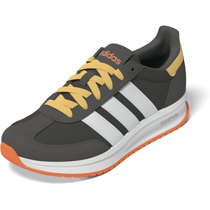 adidas Kids Girls Run 70S 2.0 Lace Up Sneakers Shoes Casual – Grey, White(Grey/Grey/White)