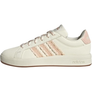 adidas Kids Grand Court 3.0 Shoes (Big Kid)(White/Blush Pink/Gum)