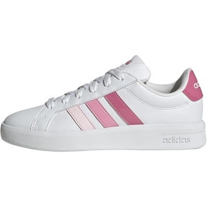 adidas Kids Grand Court 3.0 Shoes (Big Kid)(White/Pink Fusion/Bliss Pink)