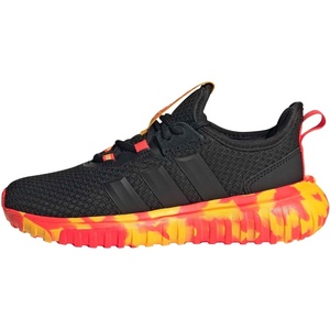 adidas Kids’ Kaptir 4.0 Sneakers(Black/Black/Lucid Red)