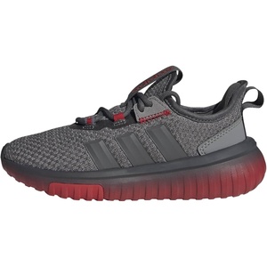 adidas Kids’ Kaptir 4.0 Sneakers(Grey/Grey/Better Scarlet)
