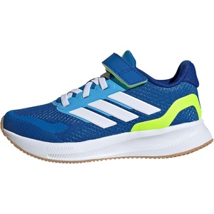 adidas Kids’ Marvel Run Falcon 5 Elastic Lace & Strap(Bright Royal/White/Lucid Lemon)