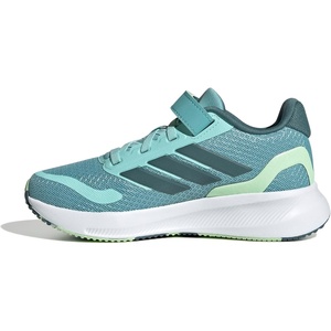 adidas Kids’ Marvel Run Falcon 5 Elastic Lace & Strap(Mint Ton/Preloved Teal/Semi Green Spark)