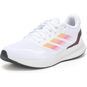 adidas Kids’ Marvel Run Falcon 5 Elastic Lace & Strap(White/Spark/Lucid Pink)