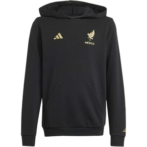 adidas Kids’ Mexico 2025 Hoodie(Black/Gold Metallic)