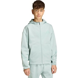 adidas Kids’ Z.n.e. Full Zip Hoodie(Wonder Sage/Tactile Green)