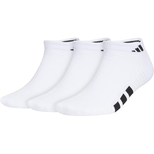 adidas Men’s Cushioned Low Cut Ankle Socks (3 Pairs) Durable & Comfortable(White/Black/Clear Grey/4)