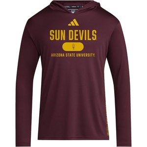 adidas Men’s NCAA Designed for Training Team Hoodie(Team Maroon/Team Collegiate Gold/Arizona State University)