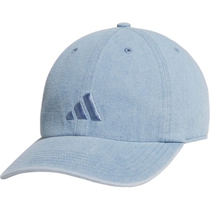 adidas Men’s Ultimate Baseball Cap – Athletic Relaxed Cotton Strapback Hat(Light Blue Denim)