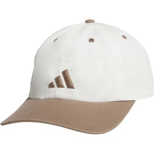 adidas Men’s Ultimate Baseball Cap – Athletic Relaxed Cotton Strapback Hat(Off White/Khaki Six/3)