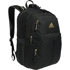 adidas Prime 7 Backpack for Laptop, School and Travel, 37L(Black/Gold Metallic/2)