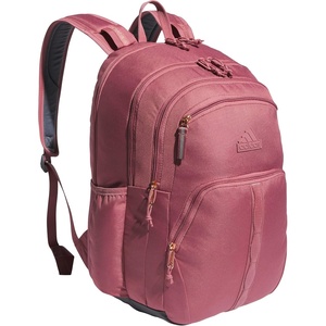 adidas Prime 7 Backpack for Laptop, School and Travel, 37L(Preloved Crimson/Rose Gold/2)