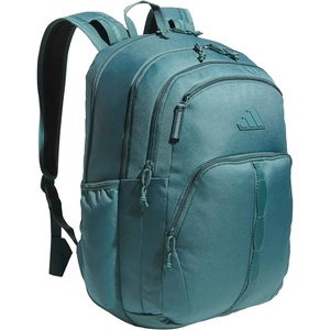 adidas Prime 7 Backpack for Laptop, School and Travel, 37L(Preloved Teal Green/Black)