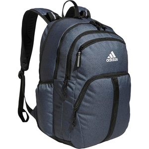adidas Prime 7 Backpack for Laptop, School and Travel, 37L(Twill Onix Grey/Black/White/2)