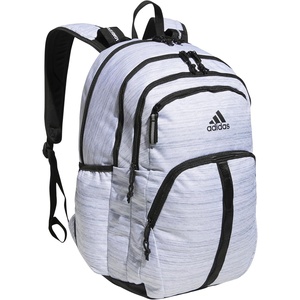 adidas Prime 7 Backpack for Laptop, School and Travel, 37L(Two Tone White/Black/2)