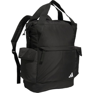 adidas Saturday Tote Backpack – Versatile Bag with Hand & Shoulder Straps, 23L(Black)
