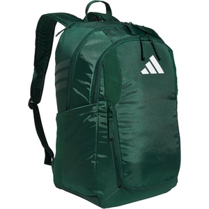 adidas Stadium 4 Soccer Backpack – Team Sports Bag with Ball Pocket, 36L(Dark Green)
