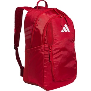 adidas Stadium 4 Soccer Backpack – Team Sports Bag with Ball Pocket, 36L(Power Red 2/White)