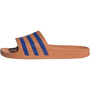 adidas Unisex Adult Adilette Aqua Slide Sandal(Dusky Orange/Team Royal Blue/Dusky Orange)