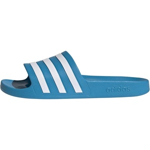 adidas Unisex Adult Adilette Aqua Slide Sandal(Solar Blue/White/Solar Blue)