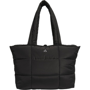 adidas Unisex Quilted Tote – Puffer Shoulder Bag(All Me/Black)