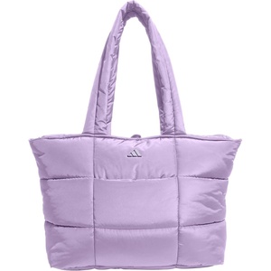 adidas Unisex Quilted Tote – Puffer Shoulder Bag(All Me/Powder Plum Purple)