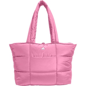 adidas Unisex Quilted Tote – Puffer Shoulder Bag(All Me/Tropic Bloom)