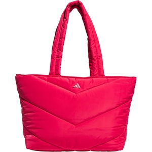 adidas Unisex Quilted Tote – Puffer Shoulder Bag(Power Pink)