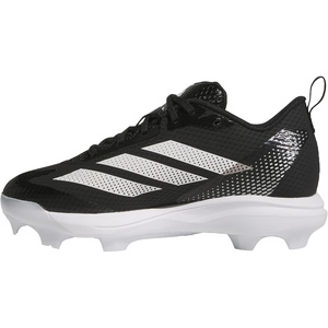 adidas Unisex-Child Adizero Instict 2.0 TPU Softball(Black/White/Silver Metallic)