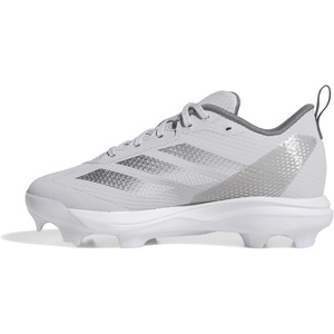 adidas Unisex-Child Adizero Instict 2.0 TPU Softball(Team Light Grey/Silver Metallic/Team Grey)