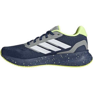 adidas Unisex-Child Run Falcon 5(Dark Blue/White/Mgh Solid Grey)