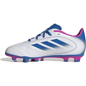 adidas Unisex-Kids Goletto IX Firm/Multi Ground(White/Bright Royal/Team Shock Pink)