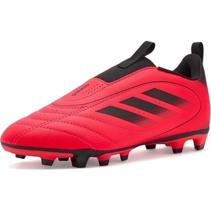 adidas Unisex-Kids Goletto IX Laceless Firm/Multi Ground(Solar Turbo/Black/Black)