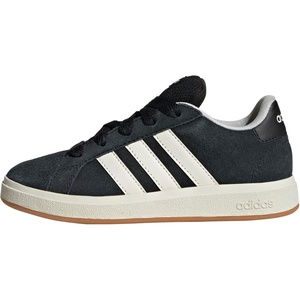 adidas Unisex-Kids Grand Court 00s(Black/Off White/Gum)