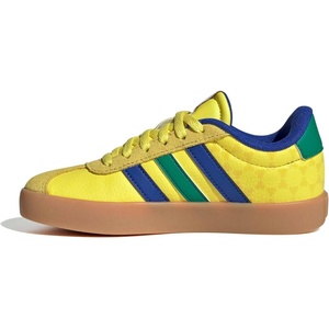 adidas Unisex-Kids VL Court 3.0(Bright Yellow/Bold Blue/Green)