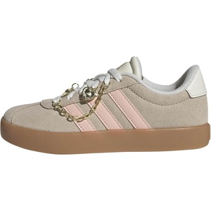 adidas Unisex-Kids VL Court 3.0(Crystal Linen/Blush Pink/Off White)