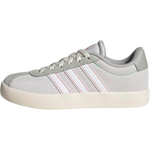adidas Unisex-Kids VL Court 3.0(Dash Grey/White/Lime Burst)