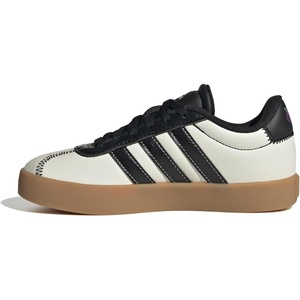 adidas Unisex-Kids VL Court 3.0(Off White/Black/Off White)