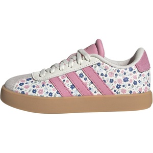 adidas Unisex-Kids VL Court 3.0(Off White/St Tropic Bloom/Ice Blue)